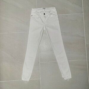 FRAME white jeans.